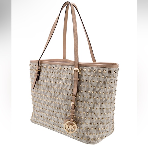Michael Kors Studded Tote Bag EUC Low firm Price - Picture 3 of 8
